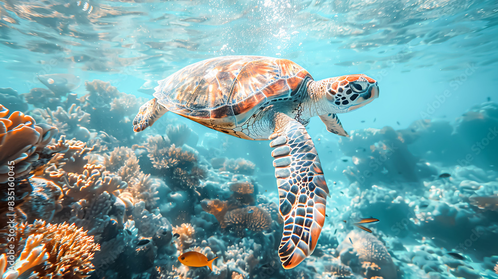 Fototapeta premium Wildlife Conservation Safeguarding Endangered Species and Their Natural Habitats