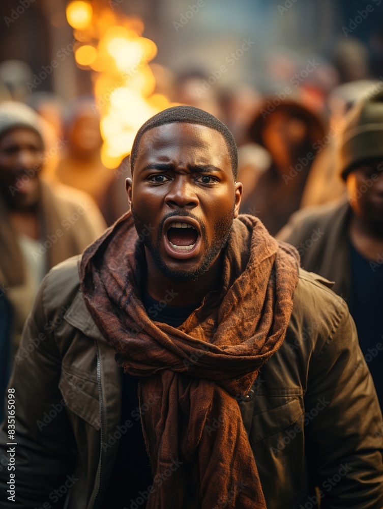 portrait of a man screaming portrait of a man screaming