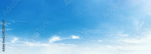 Canvas Print clear blue sky with no clouds