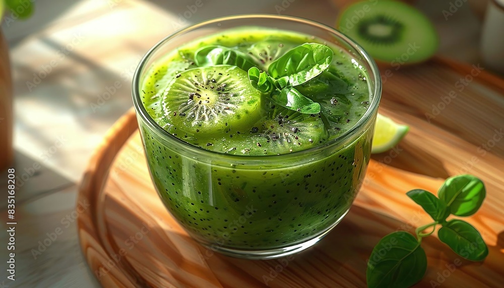Create an image of a chilled vegetable soup in a glass bowl Create an image of a chilled vegetable soup in a glass bowl