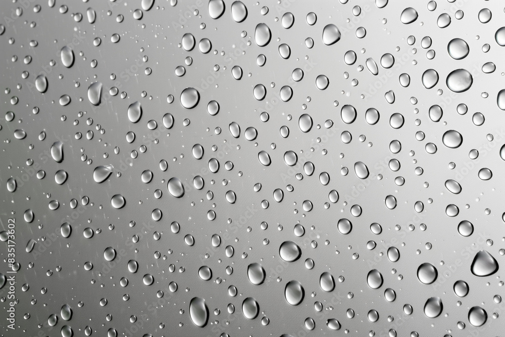 rain drops on metal surface rain drops on metal surface