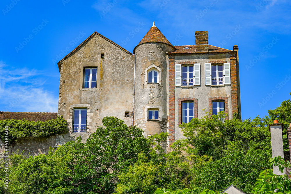 Old house in Château-Landon, a rural village of the Gâtinais in the French department of Seine-et-Marne, France Old house in Château-Landon, a rural village of the Gâtinais in the French department of Seine-et-Marne, France