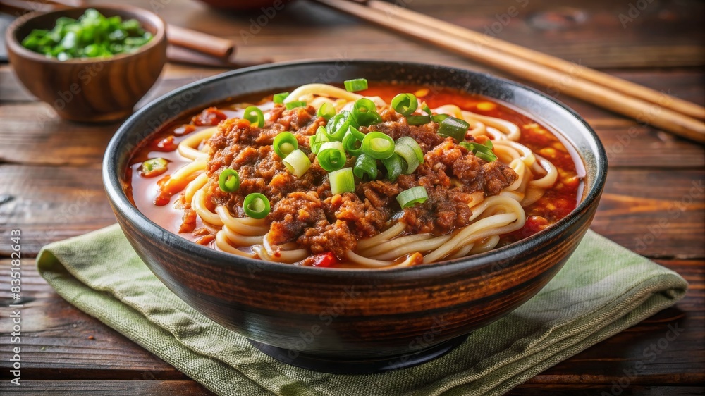 Very spicy and delicious Japanese ramen Very spicy and delicious Japanese ramen