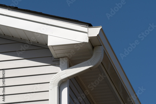 rain gutter of roof