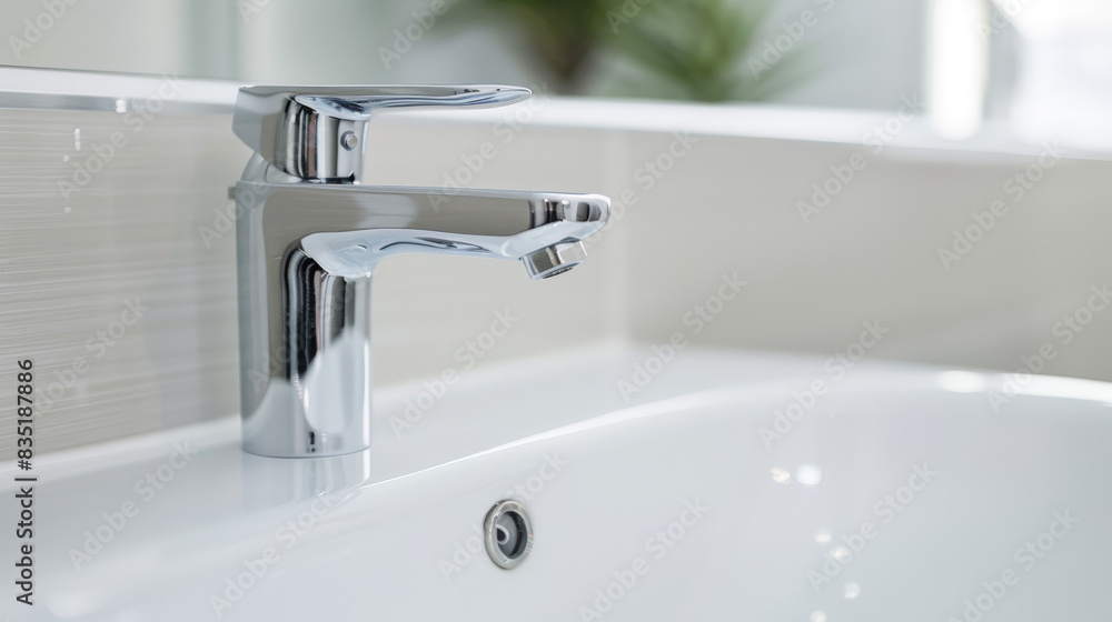 white sink with chrome faucet white sink with chrome faucet