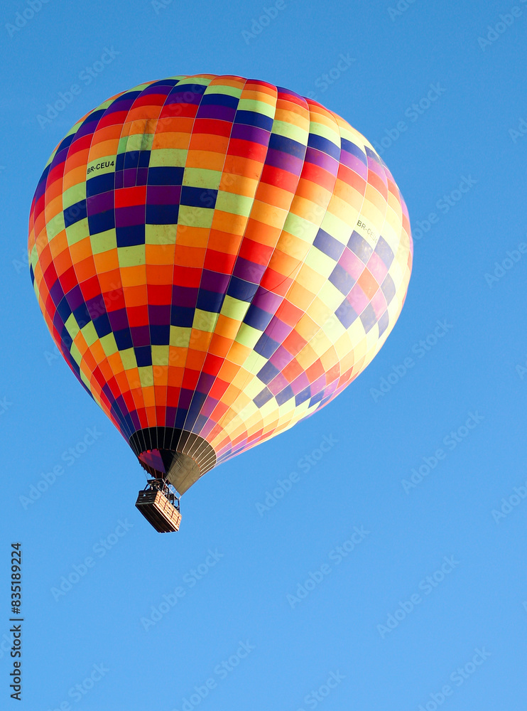 Fototapeta premium hot air balloon in flight