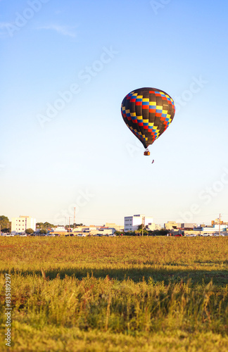 hot air balloon over sky