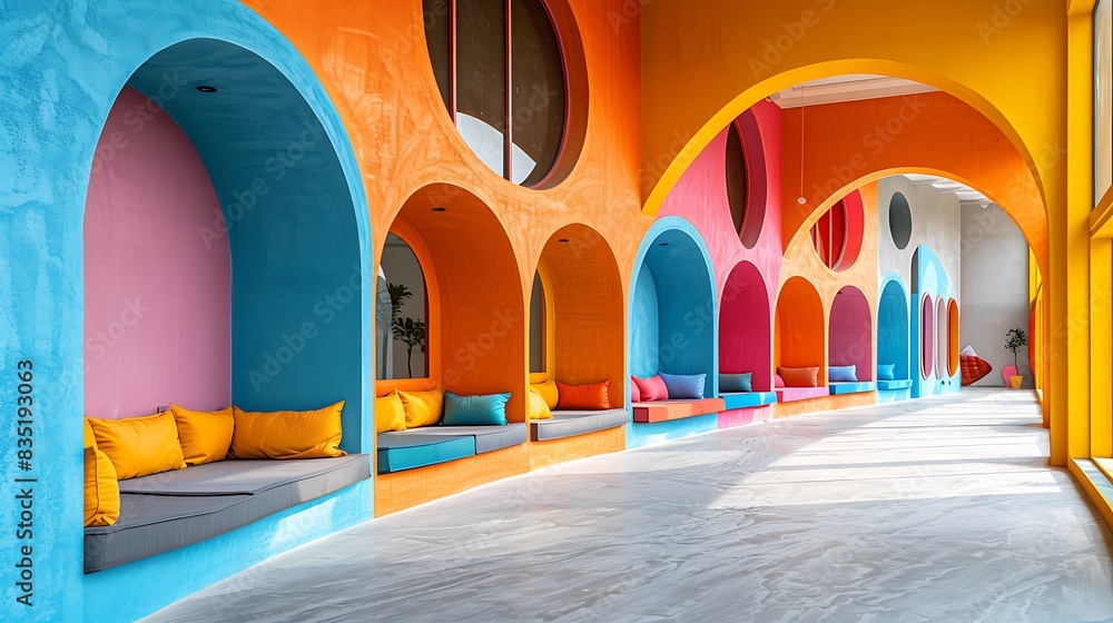 Transform learning spaces images of colorful classrooms and educational ...