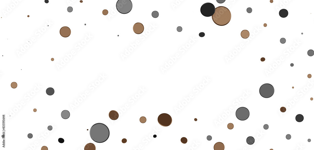 Multicolored confetti on white Multicolored confetti on white