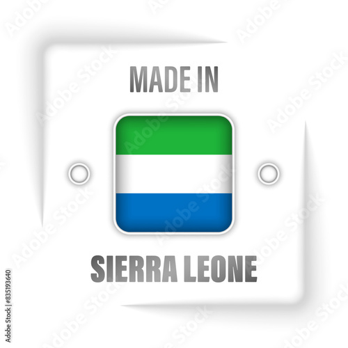 Made in Sierra Leone graphic and label. Free Download Made in Sierra Leone graphic and label. - GFXLoad