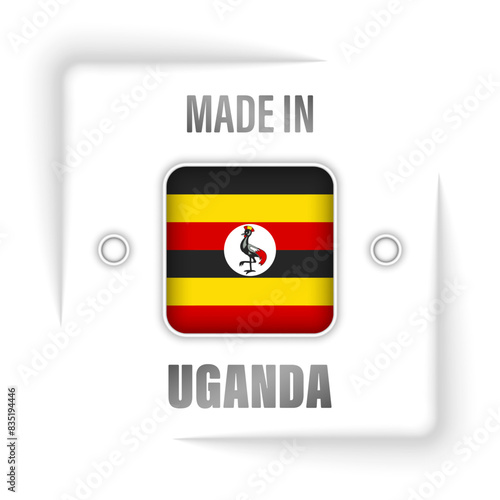 Free Download Made in Uganda graphic and label. - GFXLoad