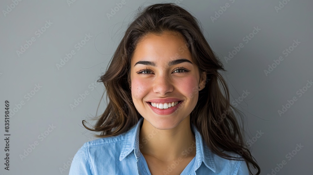 Young Professional Woman Smiling Confidently Young Professional Woman Smiling Confidently