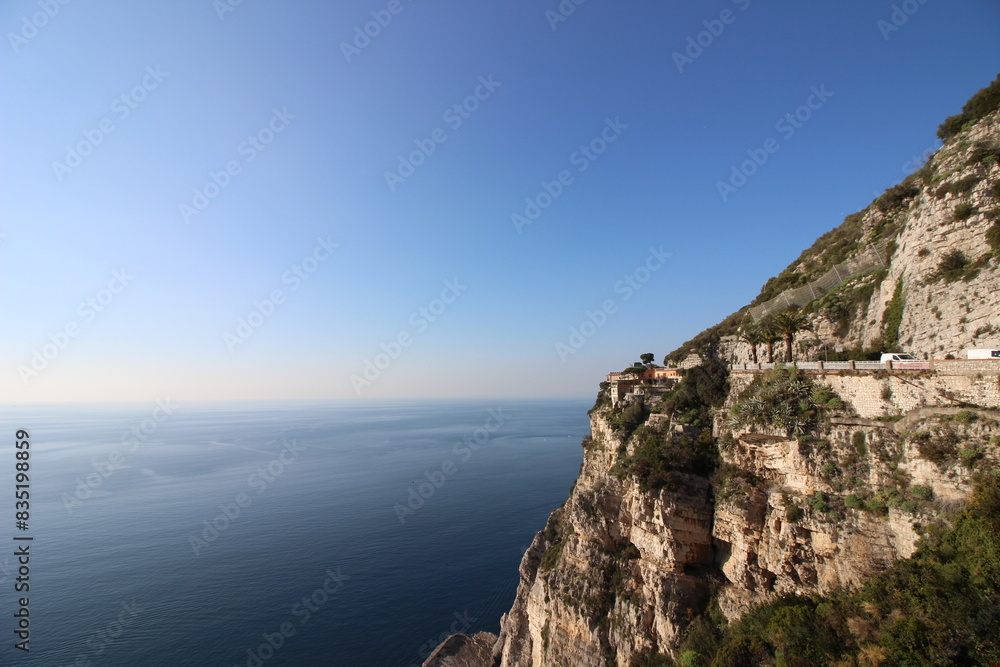 Cliffs and the Sea in Italy