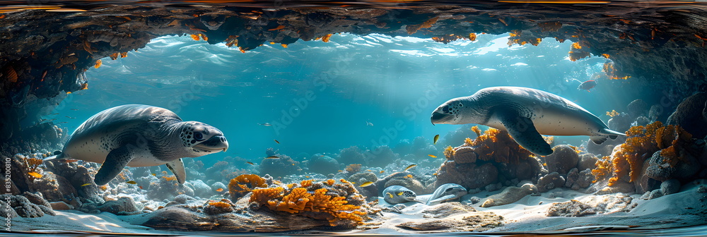 Φωτογραφία The Galapagos Islands, an archipelago in the middle of the Pacific Ocean, are rich in geology, zoology and ecology, including Darwin's finches, giant tortoises, Komodo dragons