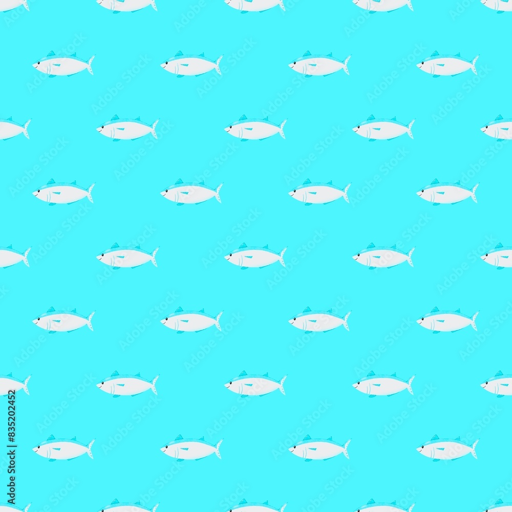 seamless pattern with fishes seamless pattern with fishes