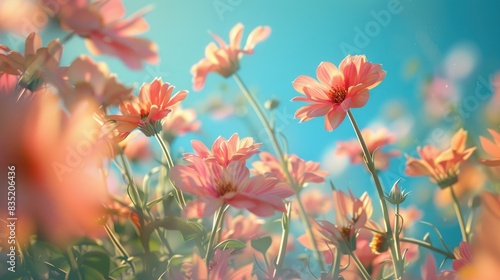 Vacation feel inspired by blooming flowers Theme of affection