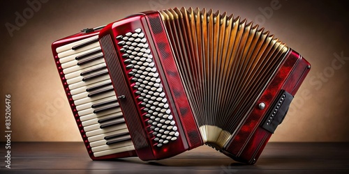 Accordion instrument on background, accordion, music, musical instrument,isolated, white, background, traditional, harmony, classical, instrumental, melody, sound, vintage, wood, concertina photo