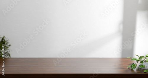 empty room with green wall