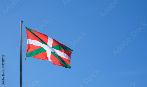 The ikurrina - the flag of the Basque Country Autonomous Community of Spain