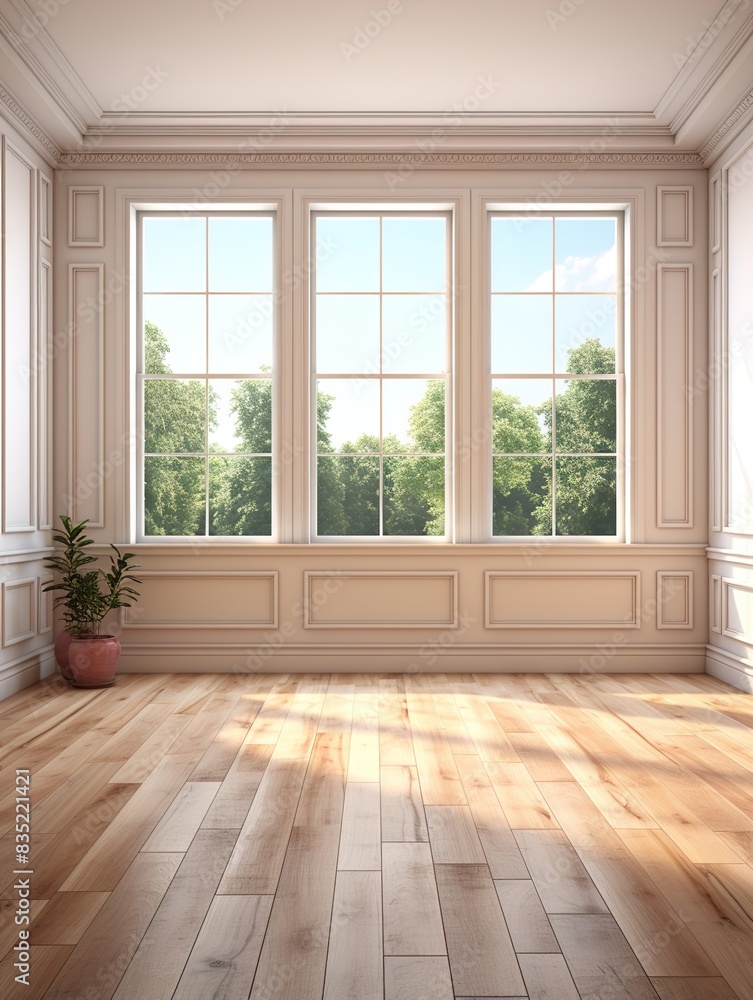 empty room with window empty room with window