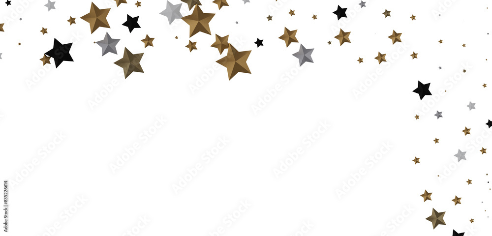 Gilded Rainfall: Experience the Magic of a 3D Gold Stars Shower Gilded Rainfall: Experience the Magic of a 3D Gold Stars Shower