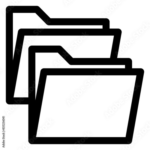 duplicate line icon vector illustration isolated on white background
