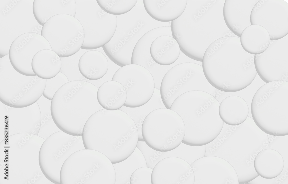 3D white background.Minimal background with round circles.Geometric vector graphic wallpaper. 3D white background.Minimal background with round circles.Geometric vector graphic wallpaper.