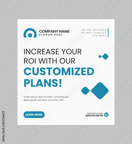 Modern Real Estate Social Post Design Template