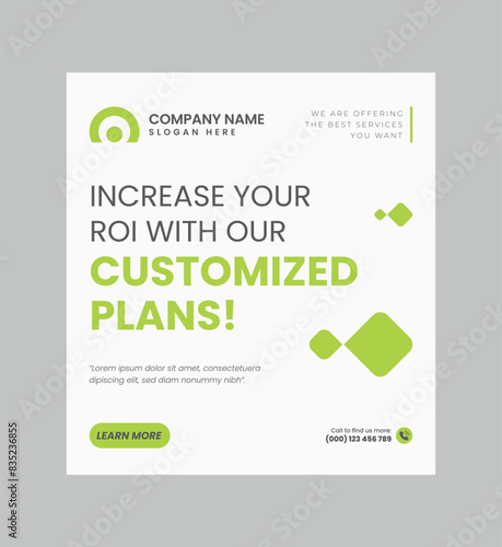 Modern Real Estate Social Post Design Template