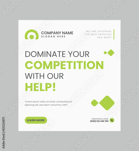 Modern Real Estate Social Post Design Template