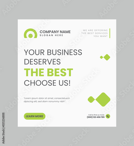 Modern Real Estate Social Post Design Template