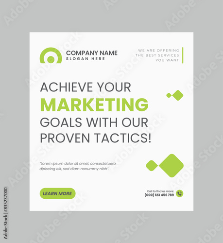 Modern Real Estate Social Post Design Template