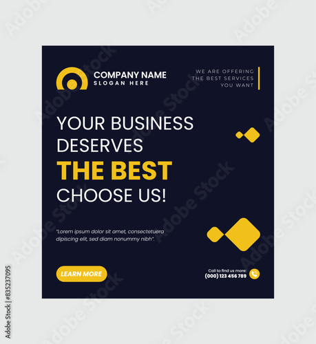 Modern Real Estate Social Post Design Template