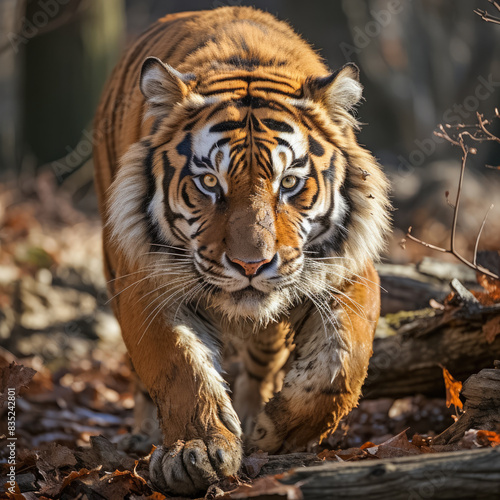 Prächtiger Tiger in freier Natur, Generative AI © pwmotion