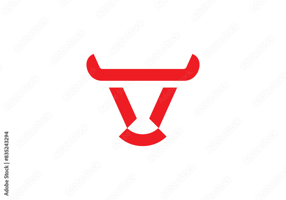 abstract head bull or cow logo vector design abstract head bull or cow logo vector design