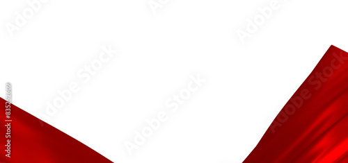 Flowing red cloth backgroun...