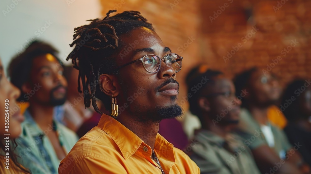 Juneteenth event features African American authors sharing cultural tales in an intimate setting with an engaging audience