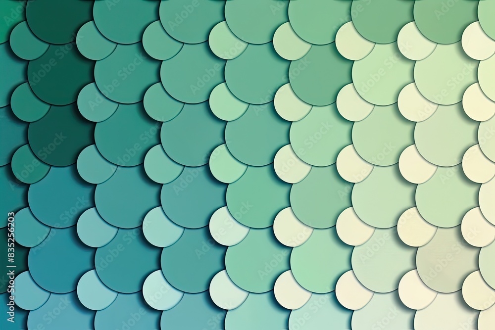Gradient circles in shades of blue and green, arranged in a minimalist design Gradient circles in shades of blue and green, arranged in a minimalist design