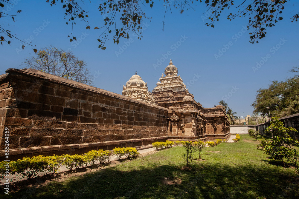 Beautiful Sounth India Temple architecture, in Kanchipuram Beautiful Sounth India Temple architecture, in Kanchipuram