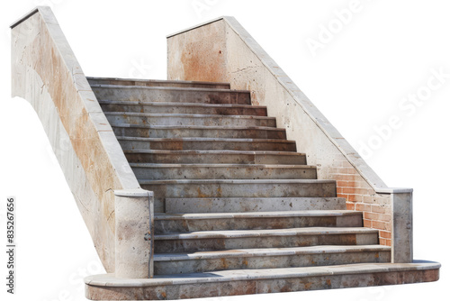 Old Stone Staircase with Brick Sides © Panaphat