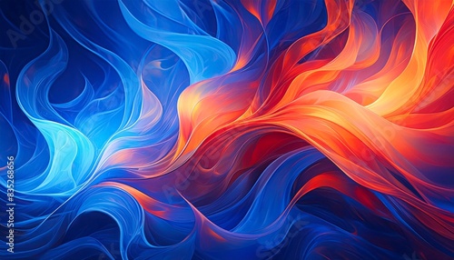 abstract background with fire, 4k, wallpaper 