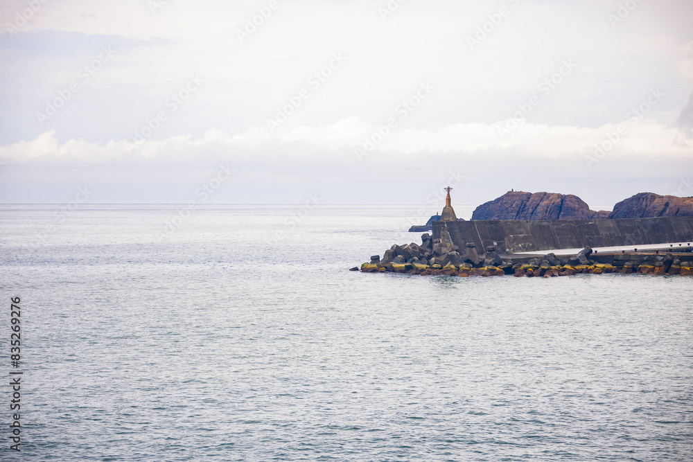 Tranquil Scene of a Seaside Harbor Tranquil Scene of a Seaside Harbor