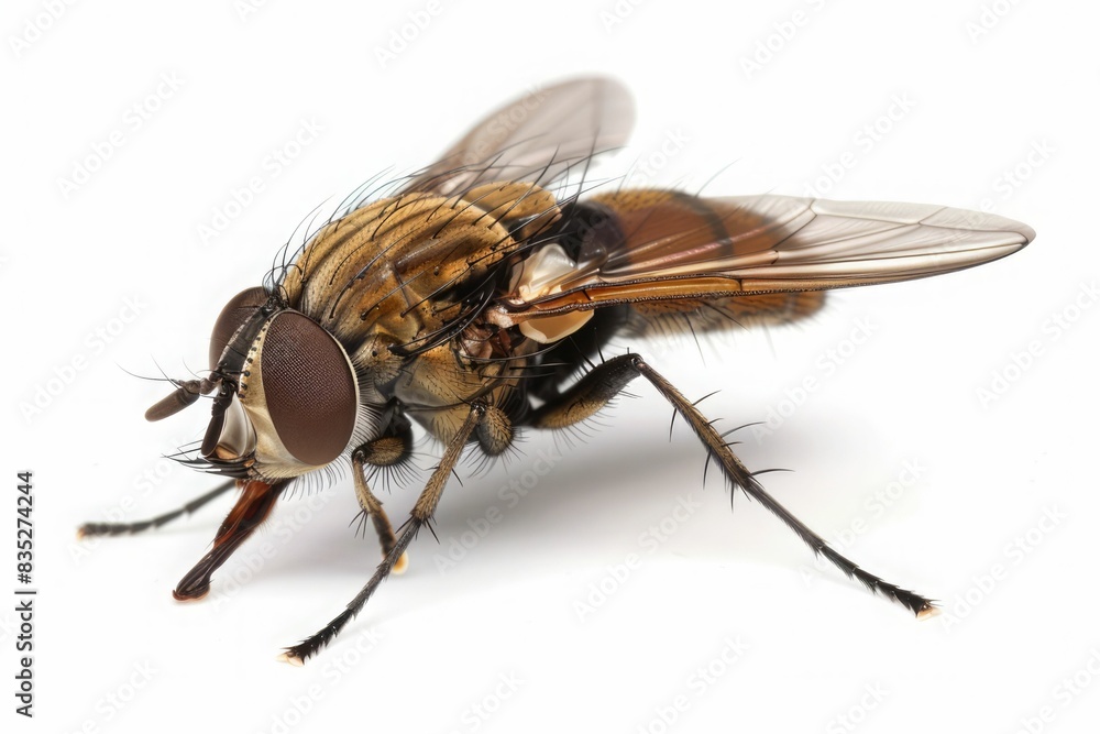fly isolated on a white background fly isolated on a white background