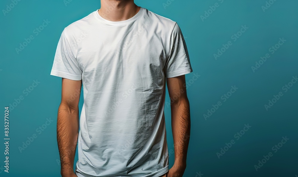 White Shirt Mockup Man White Shirt Mockup Man