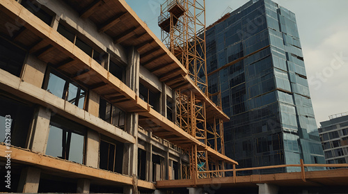 Default Building Construction Concept