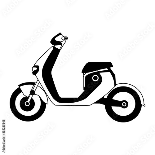 electric scooter vector