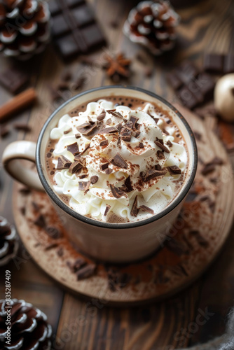 Hot Cocoa with Whipped Cream