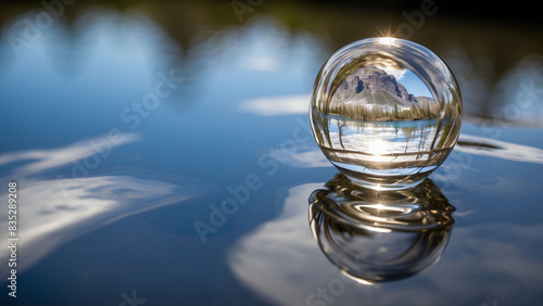 Wallpaper Mural Crystal ball in water Torontodigital.ca