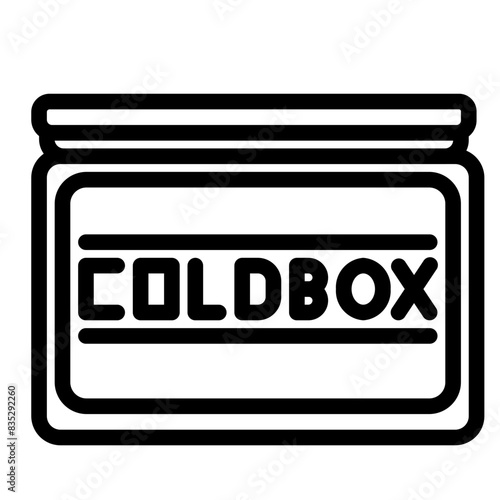 cold box line icon style