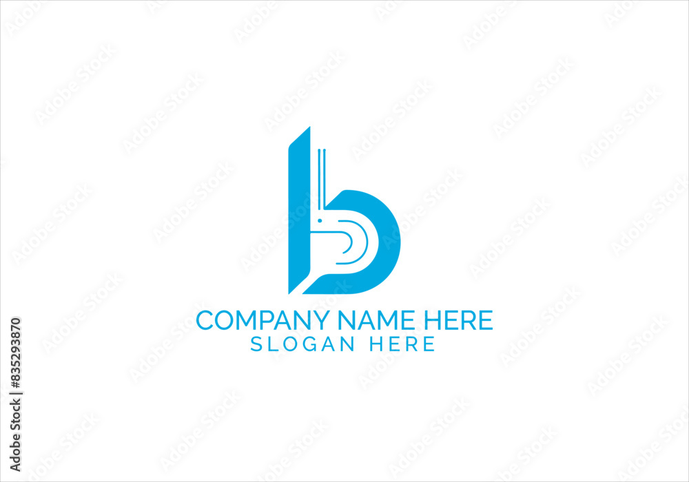 Obraz premium B Letter Company Logo Design